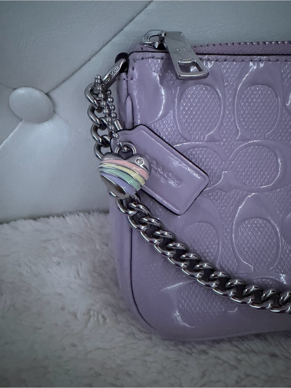 Coach Nolita 19 Lilac - Picture 3 of 7